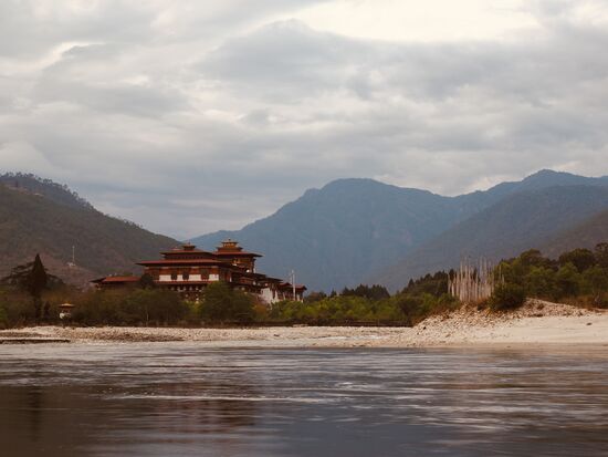 Einem Riverside-Hotel mit märchenhaften Ausblick
