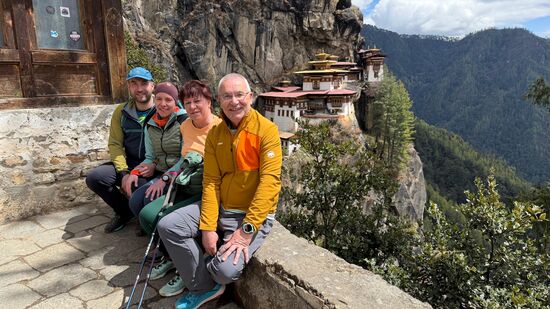 Geschafft! Alle sind glücklich—