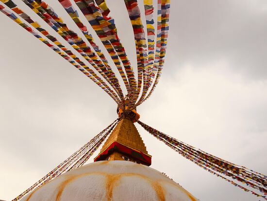 Auch hier wieder die Augen des Buddha
