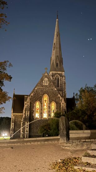 Die einzige anglikanische Kirche in Dänemark
