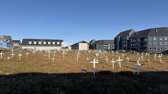 Ein schöner schlichter  Friedhof  