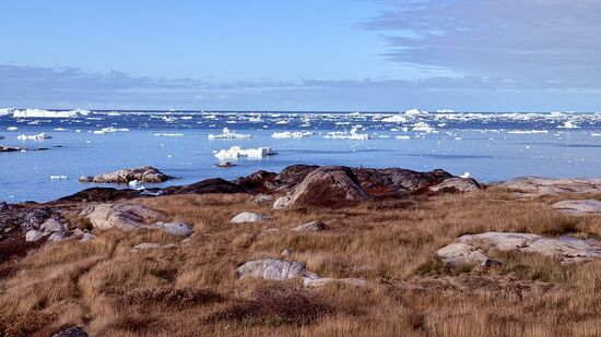 Im Hotel Arctic angekommen, sind unsere "Cubes" natürlich noch nicht fertig, so schauen wir uns ein wenig um und genießen die Sonne-unsere gebuchte Eisfjord-Tour beginnt um 14.30 Uhr