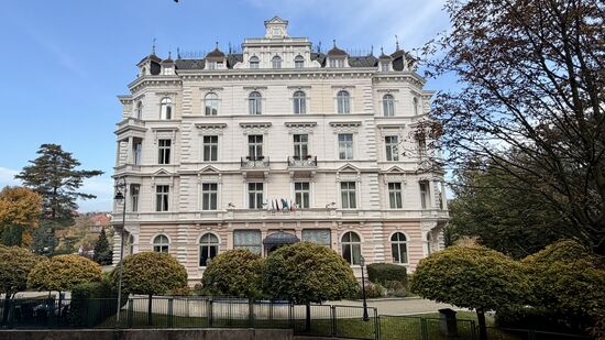 Das Spa Hotel "Bristol palace" eines der vielen schönen Gebäude in Karlsbad