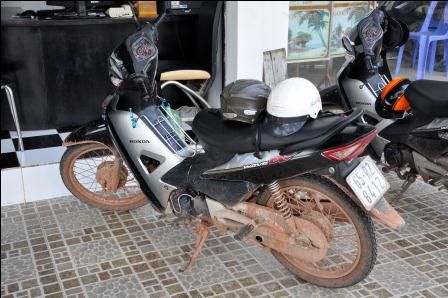 So sahen die Mopeds danach aus...