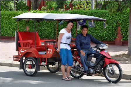Unser Tuk-Tuk Fahrer wartete immer auf uns