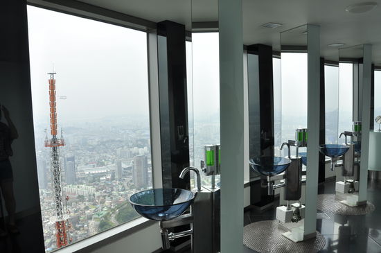 Das schöne Wc mit Panoramablick