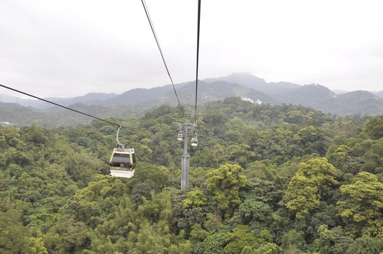 Mit der Gondel zu Maokong