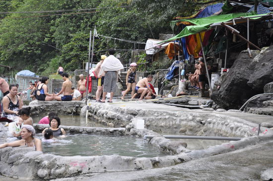 Jedes Becken hat eine andere Temperatur