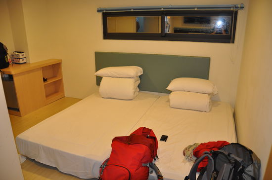 Immer interessant, unsere Zimmer