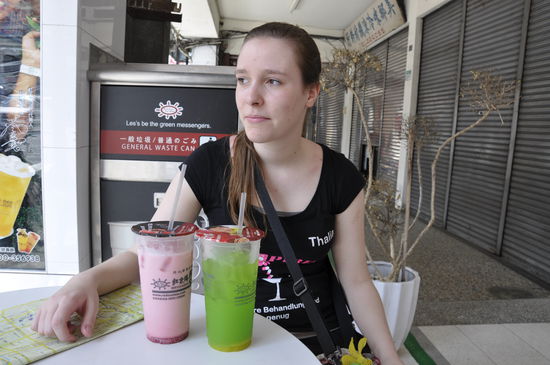 Erdbeer-Milk und Orange-Minze