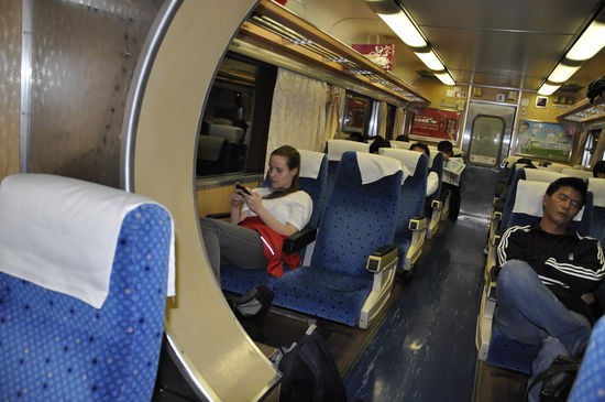 Im Zug nach Taipei...