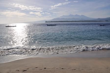 Frühmorgens auf Gili Air