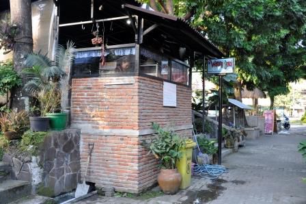 In diesem Warung essen wir