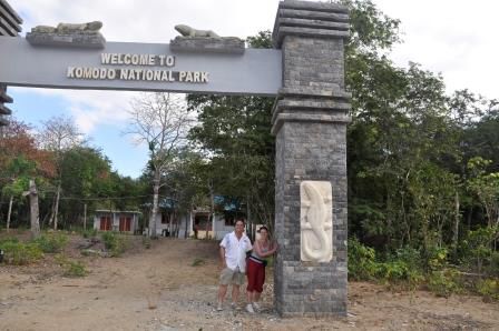 Ankunft auf Komodo