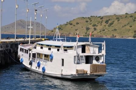 Das ist übrigens unser Boot