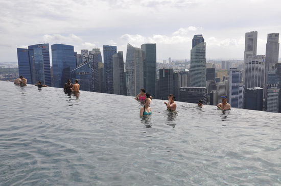 Der sagenhafte Pool im 57. Stock