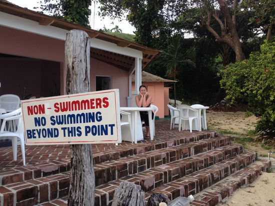 Hier gibts was zu trinken...