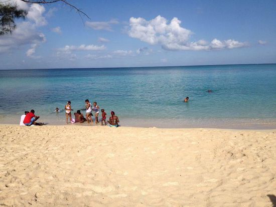 Hier baden die Einheimischen