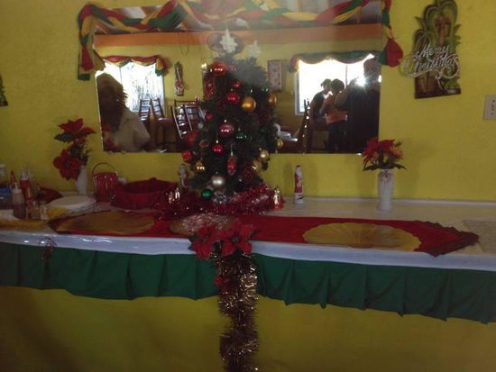 Hier ist noch überall Weihnachtsdeko