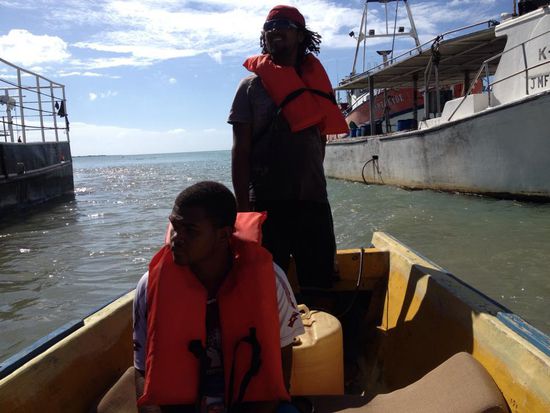 Am Black River ist Schwimmwestenpflicht