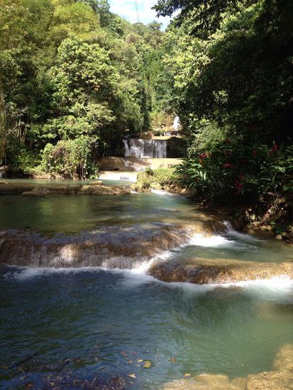 Da sind sie: die Y.S. Waterfalls