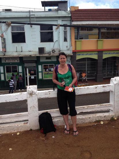 Kurze Pause von der anstrengenden Fahrt...