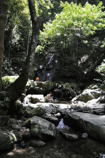 Kleiner Wasserfall