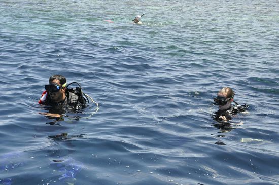 Giovanni und Thalia haben einen Guide für sich allein