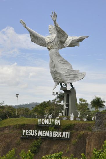 Das Wahrzeichen oben auf dem Berg