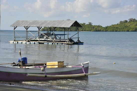 Da hinten ist unser "Speedboat"