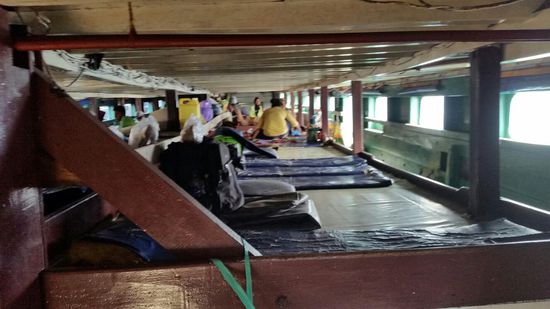 Hier kann man in 2 Etagen liegen.