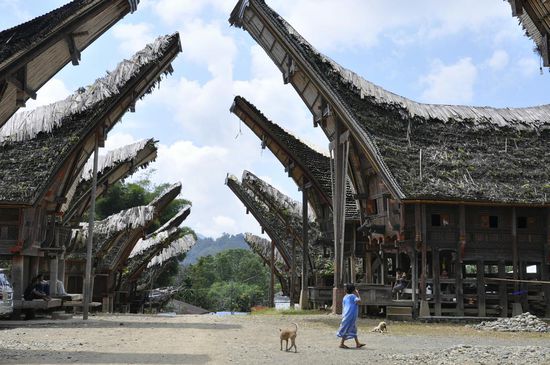 Ein typisches Dorf in Palawa