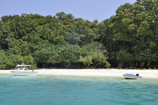 Wenig Boote, wenig Besucher. Kaum Dreck