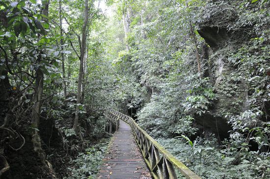 Es geht los, 3km zum Eingang der Höhle