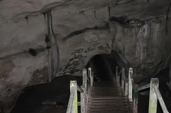 Die steilen Treppen. Insgesamt sind es 1700! Stufen!!!