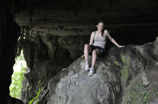 Das ist in der "Painting cave"-noch mal 121 Stufen von der Haupthöhle entfernt