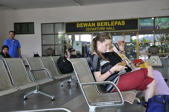 Dann wieder warten...