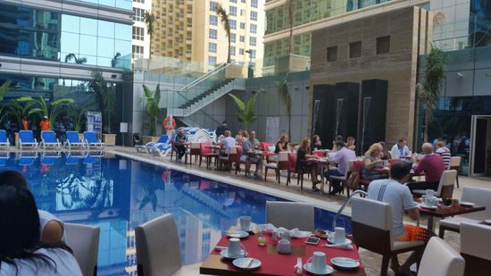 Morgens beim Frühstück--das war wirklich einmalig--nix hat gefehlt!