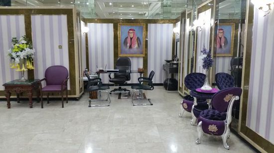 Etwas kitschige Hotellobby