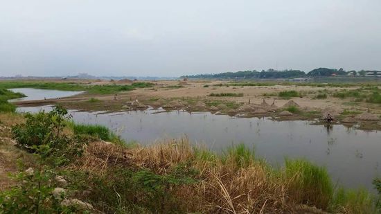 Landschaftsbild am Mekong