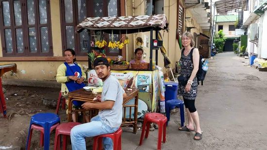 Hier holen wir uns noch fix nen Smoothie..