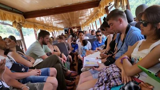 Nach 6Std Fahrt waren alle ziemlich kaputt....