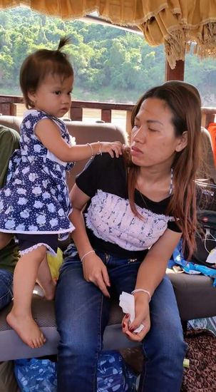 Die Kleine war der Lichtblick während der anstrengenden Fahrt