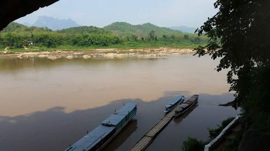 Ein Blick aus der Höhle.