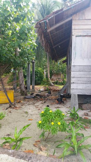 Hier wird Tee gekocht..