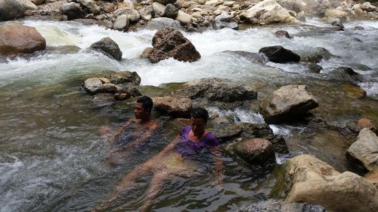 So ein Natur-Whirlpool ist einfach klasse! Das Wasser wir nie kalt