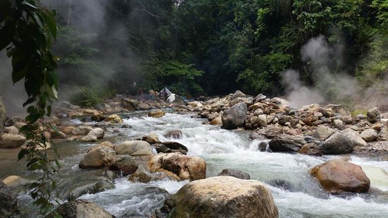 Blick von unserer "Wanne" zum Camp