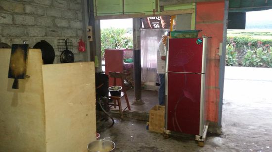 Ein Garagenrestaurant...