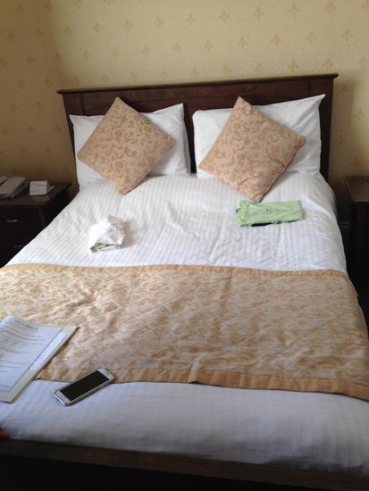 Unser Zimmer mit furchtbar weichen Matratzen!