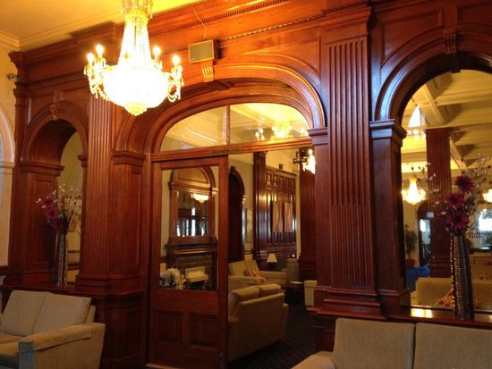 Der Eingangsbereich von unserem Hotel